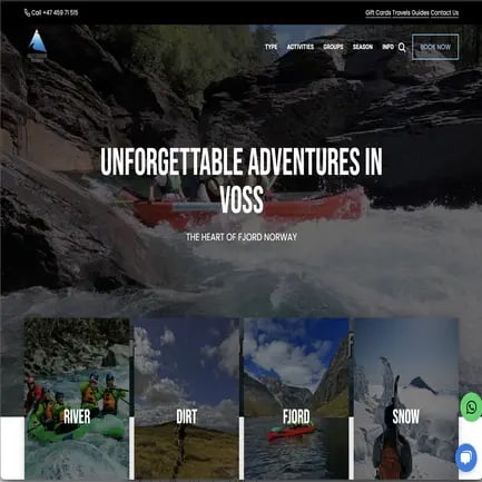 Outdoor Norway's New Website focus on user journey
